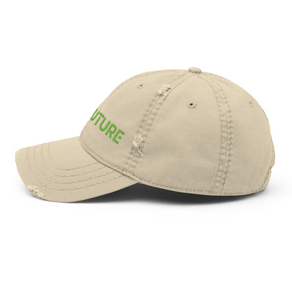 Viticouture Vintage Distressed Dad Hat – A stylish, worn-in cap with the Viticouture logo, perfect for wine lovers.