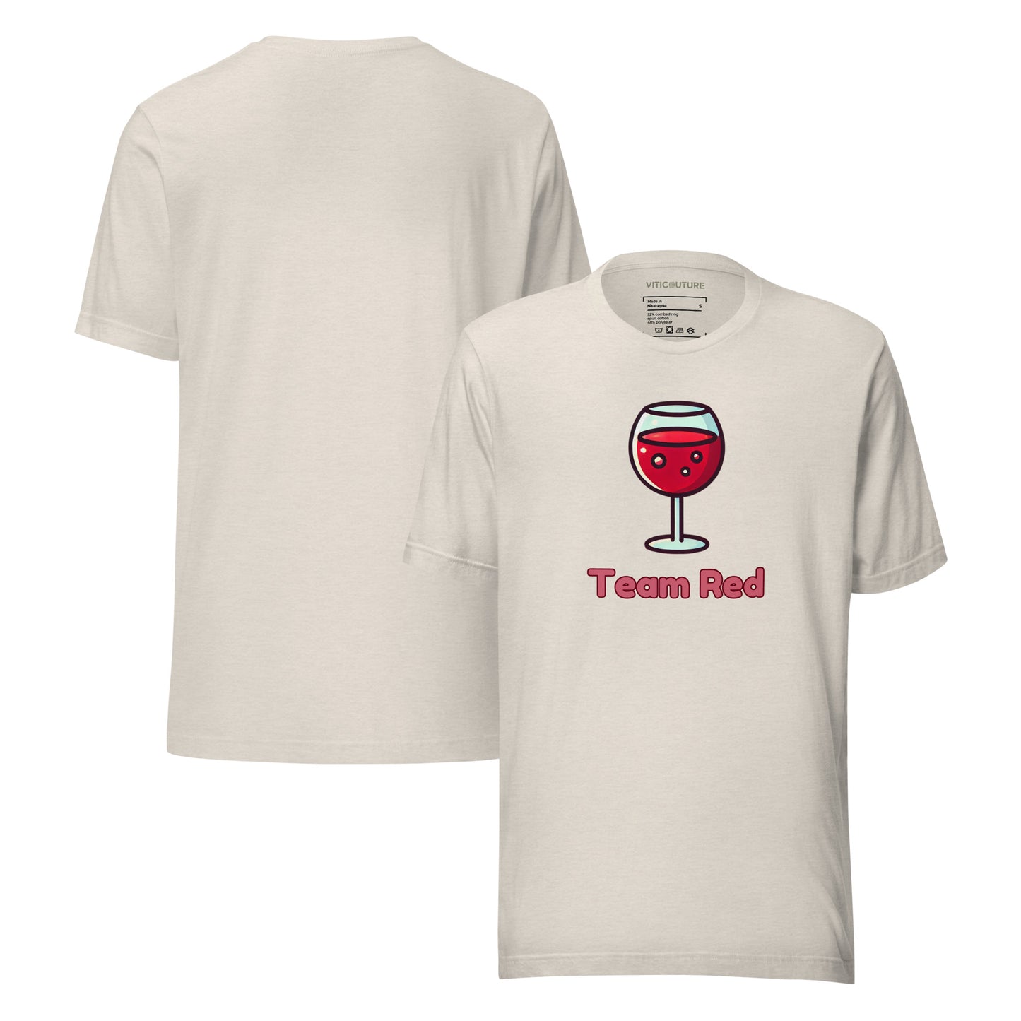 "Team Red" Fun Wine Lover Design