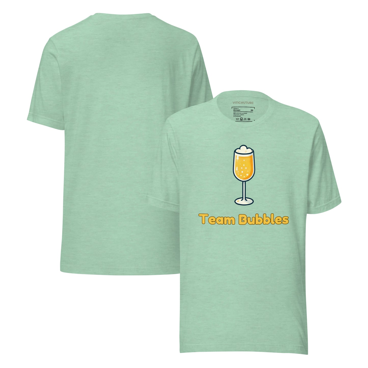 "Team Bubbles" Fun Sparkling Wine Design