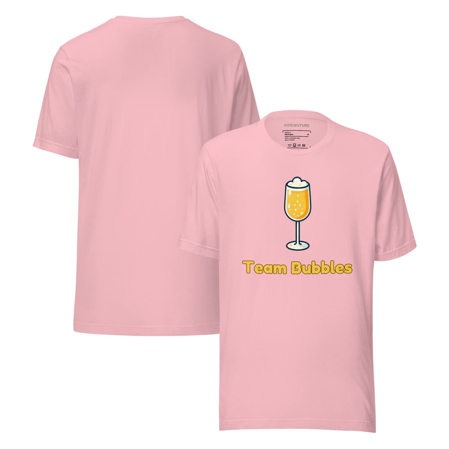 "Team Bubbles" Fun Sparkling Wine Design