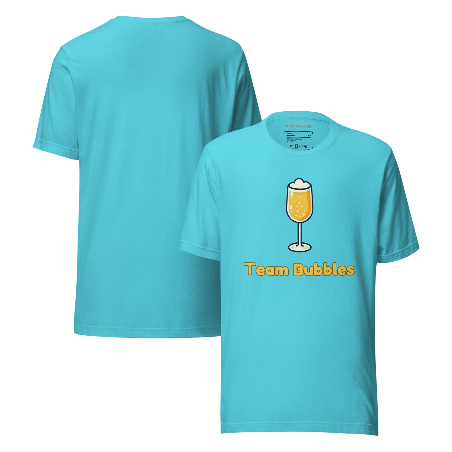 "Team Bubbles" Fun Sparkling Wine Design