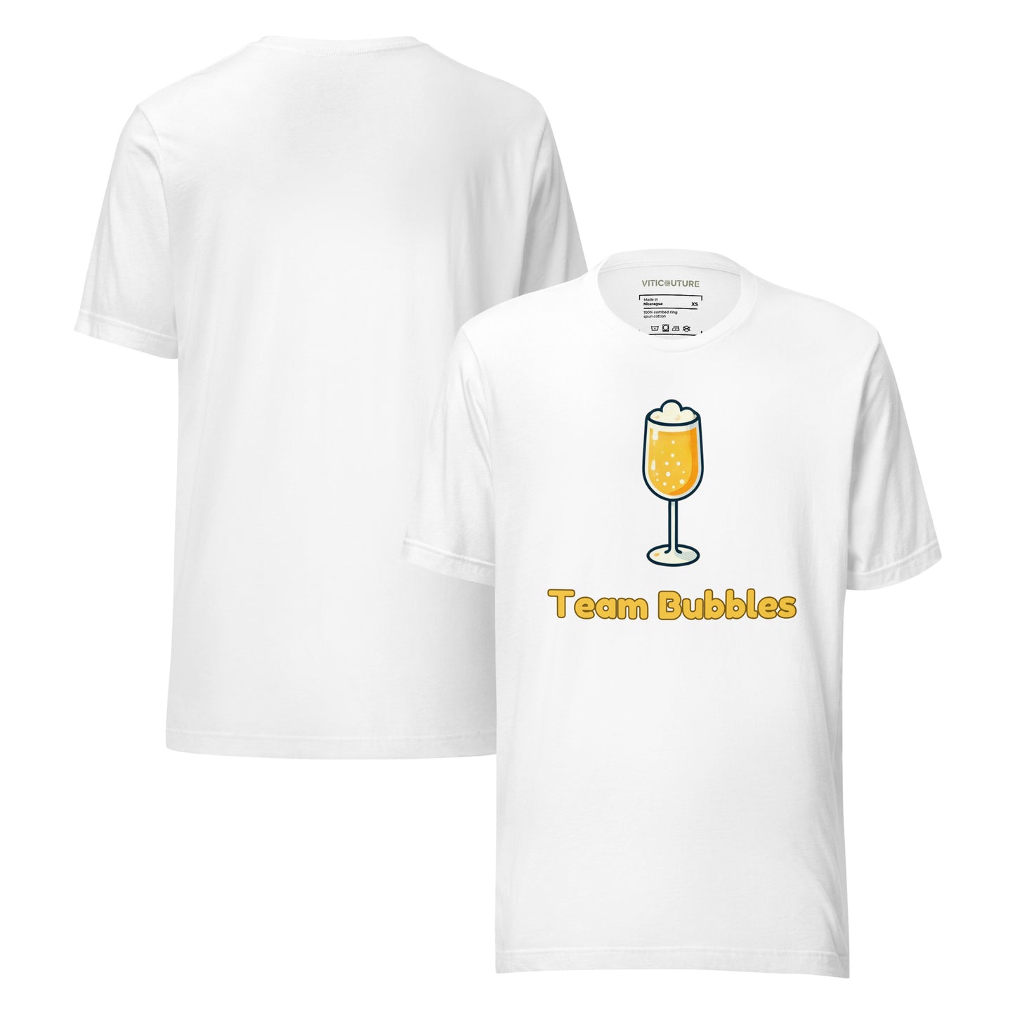 "Team Bubbles" Fun Sparkling Wine Design